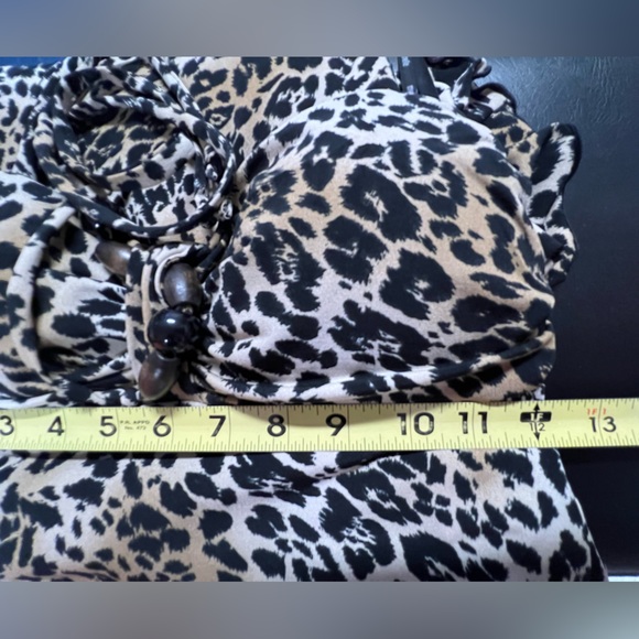 My Michelle Halter Leopard dress Size S - Picture 6 of 9